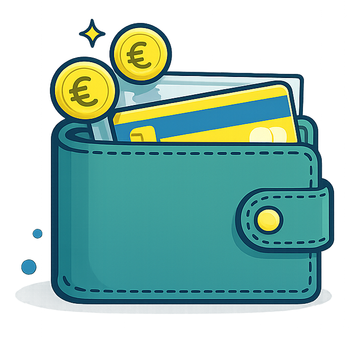 Portefeuille, CB & argent